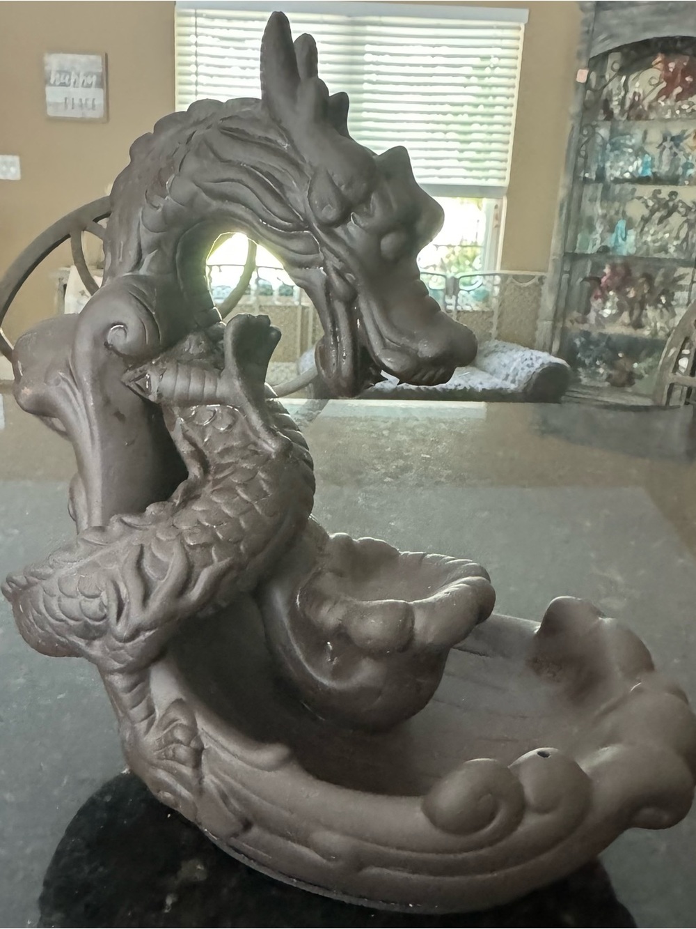 Brown Dragon Incense Burner -